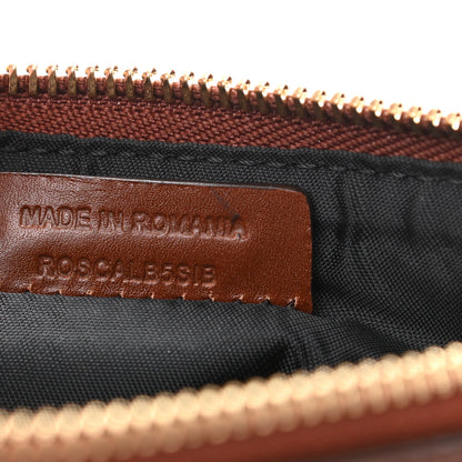 Burberry House Check Bridle Calfskin Peyton Crossbody Dark Tan 7 of 11