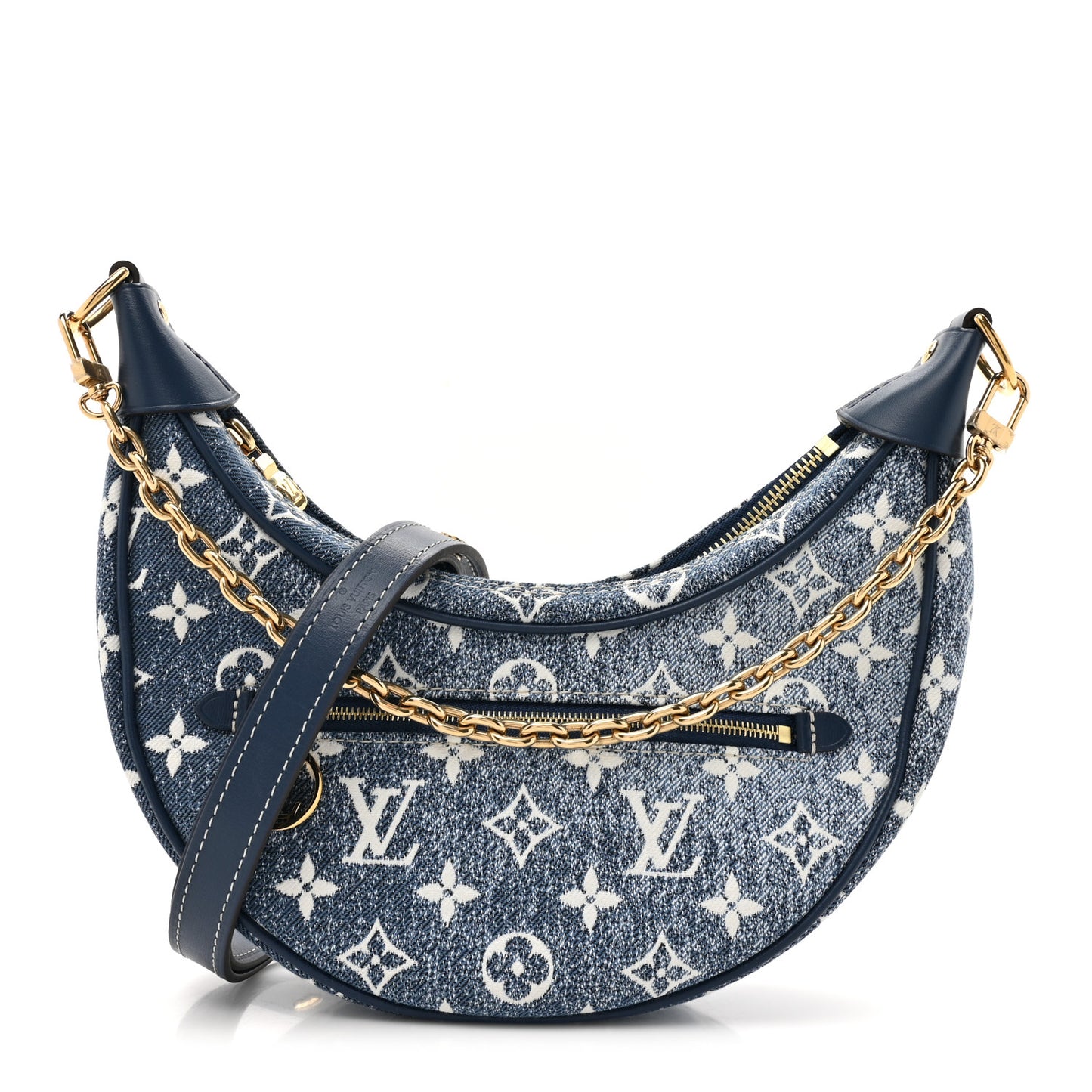 Monogram Jacquard Denim Loop Bleu