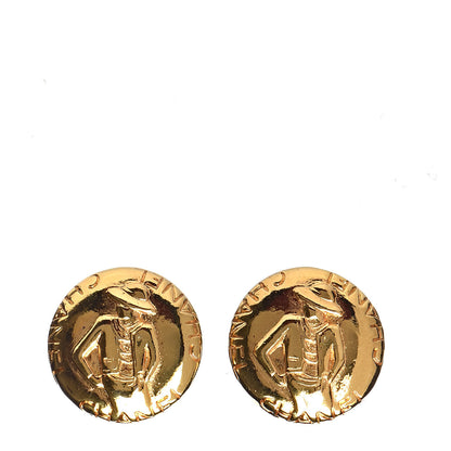 Chanel Coco Clip On Earrings Gold 1 of 4