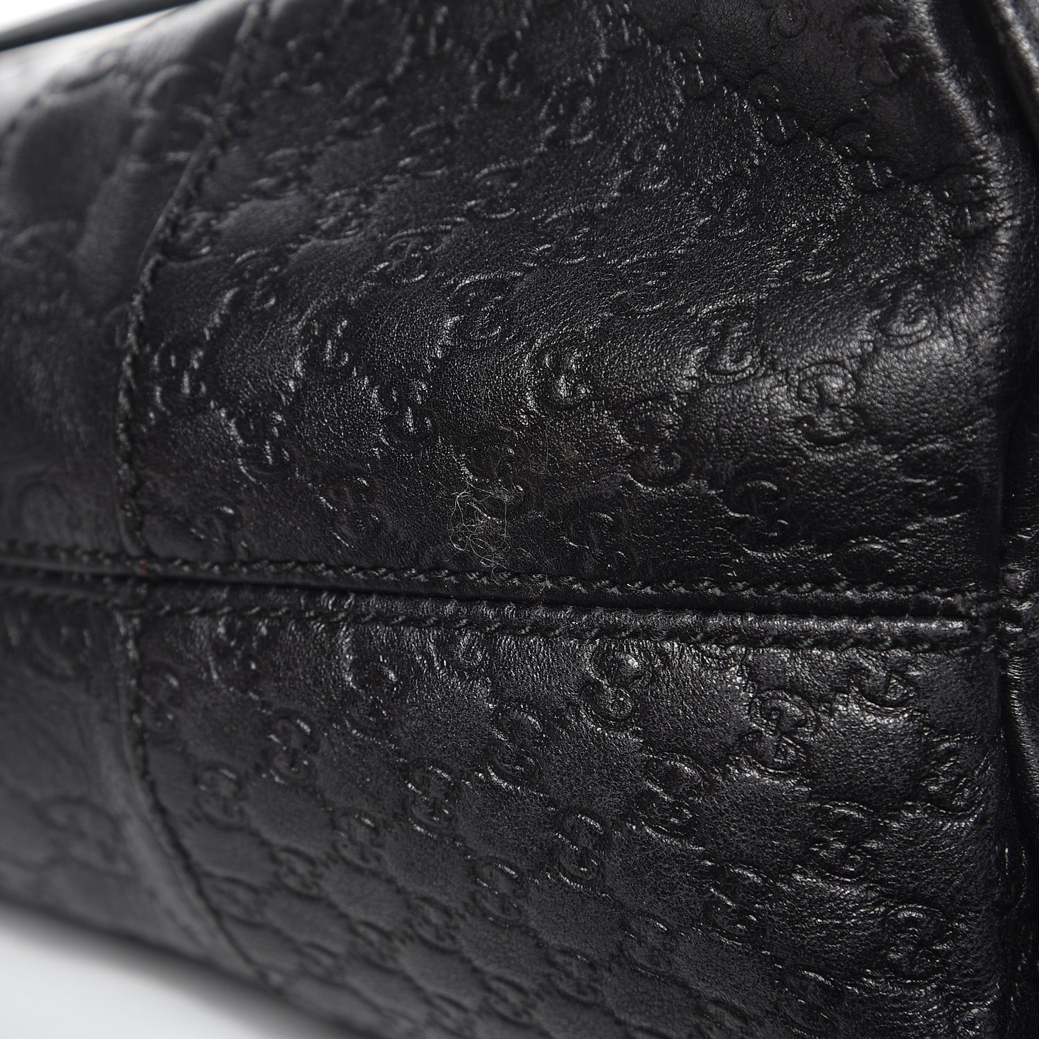 Gucci Guccissima Medium Bree Shoulder Bag Black 13 of 15