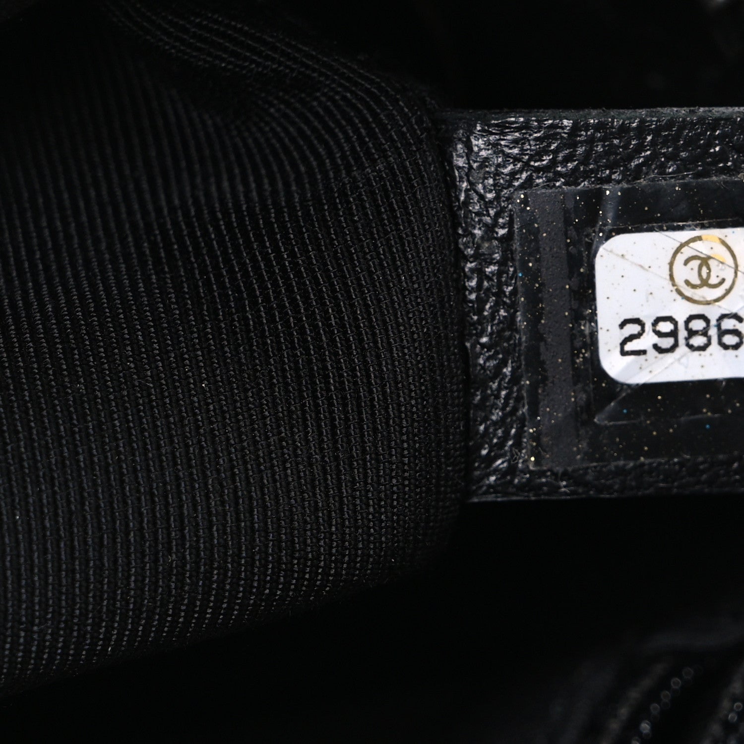 Chanel Metallic Lambskin Signe Bowling Bag Black 7 of 10