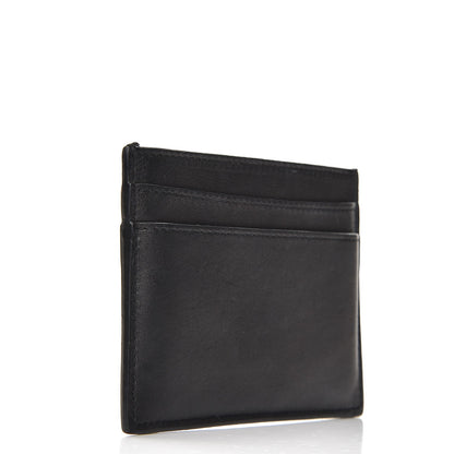Saint Laurent Calfskin Monogram Card Case Black 3 of 8