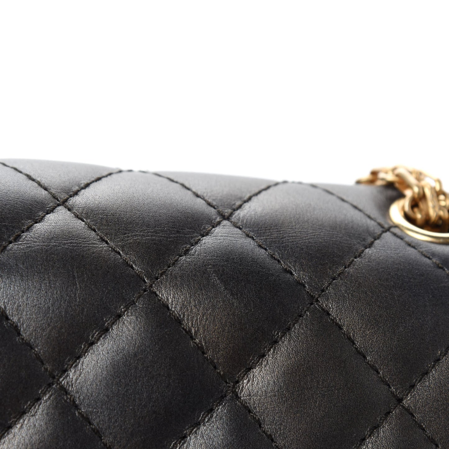 Metallic Calfskin Quilted 2.55 Reissue 226 Flap Charcoal