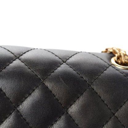 Chanel Metallic Calfskin Quilted 2.55 Reissue 226 Flap Charcoal 8 of 17