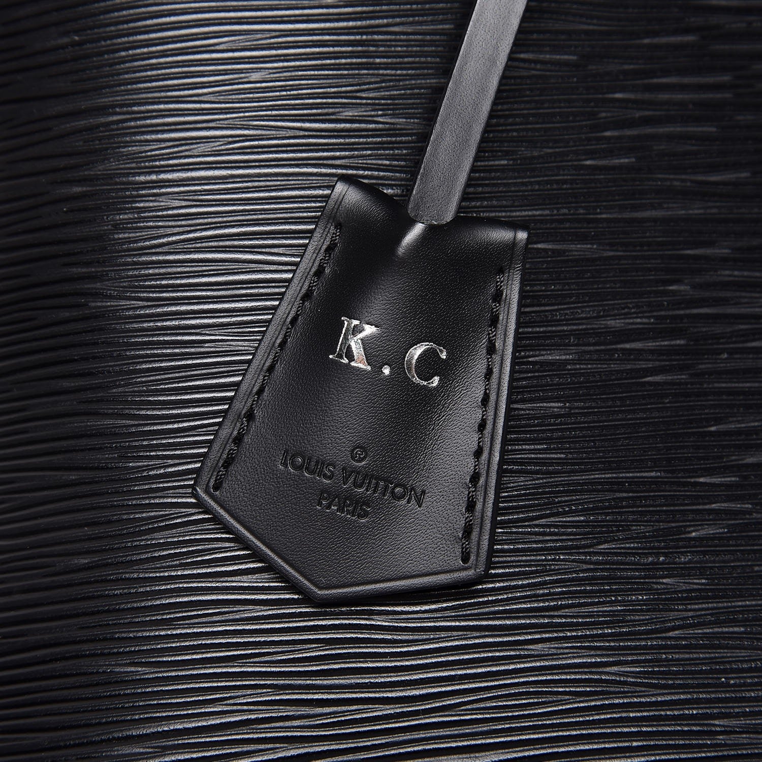 Louis Vuitton Epi Alma MM Black 8 of 8