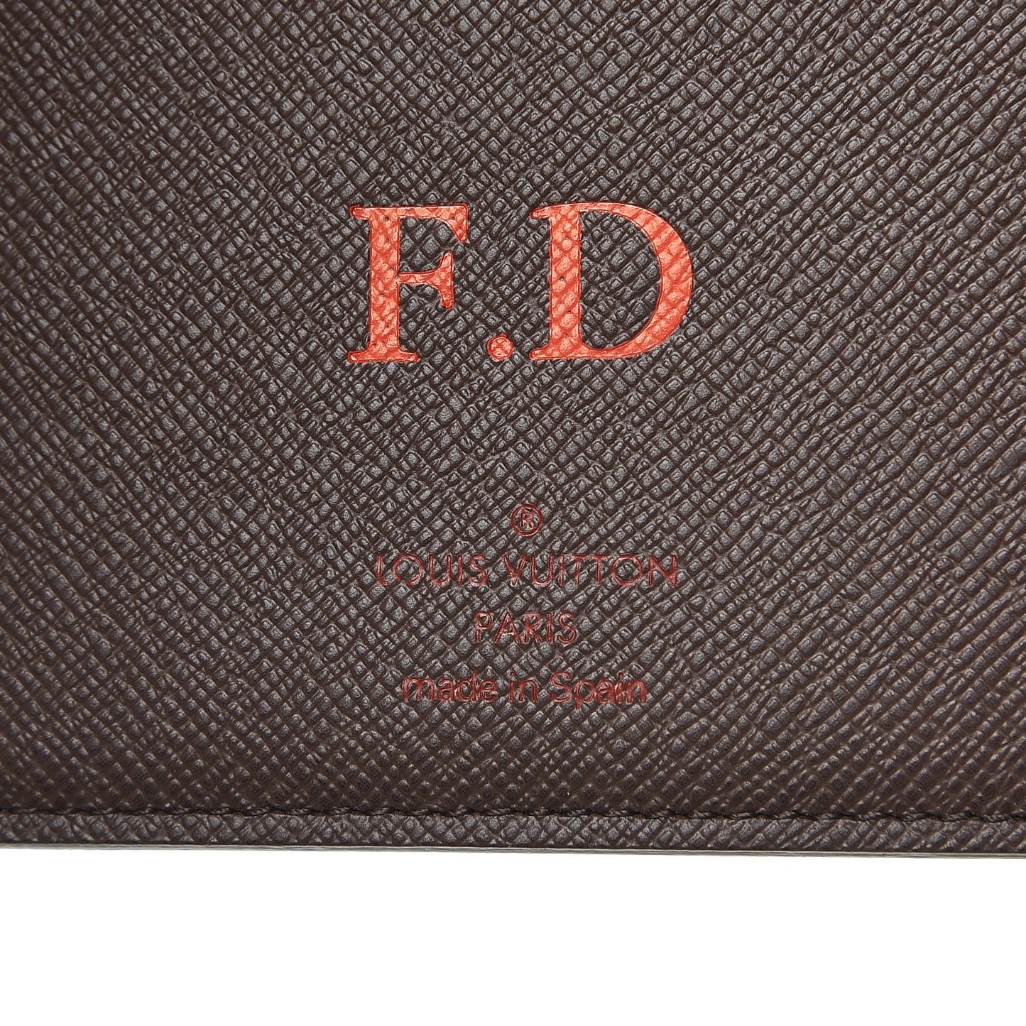 Damier Ebene Desk Agenda Cover