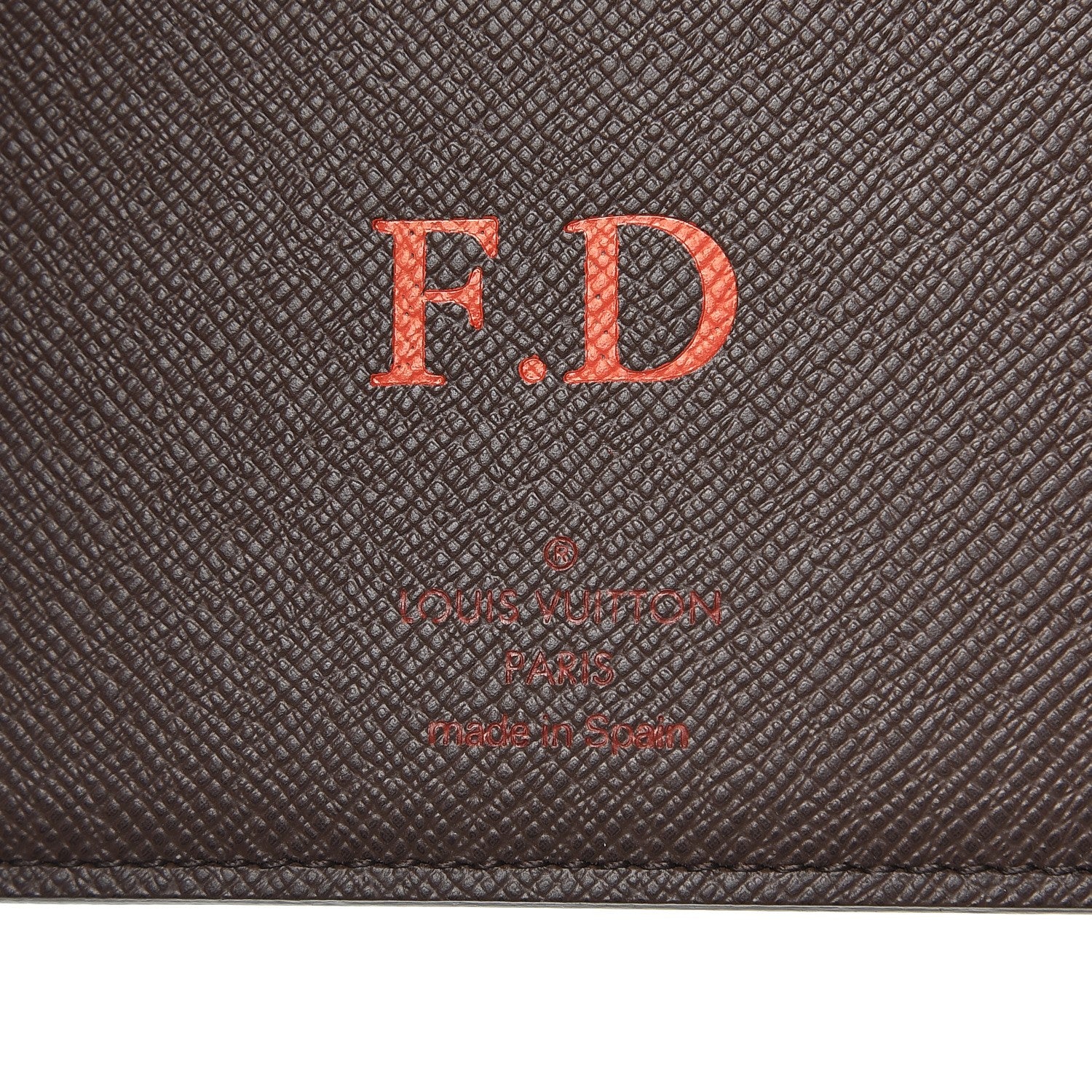 Louis Vuitton Damier Ebene Desk Agenda Cover 6 of 6