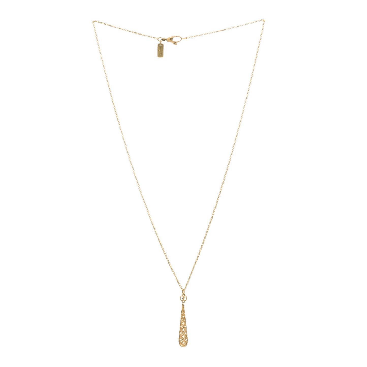 18K Yellow Gold Diamantissima Pendant Necklace