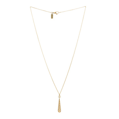 Gucci 18K Yellow Gold Diamantissima Pendant Necklace 2 of 3