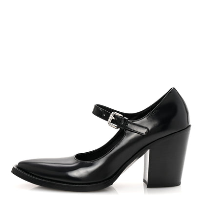 Prada Spazzolato Mary Jane 90mm Pumps 40.5 Black 1 of 8