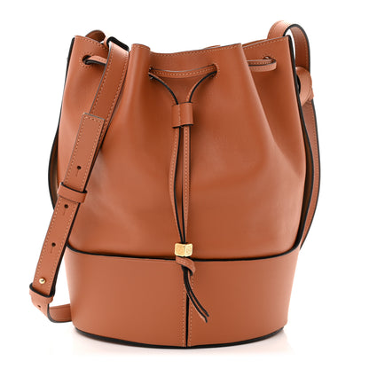 Loewe Calfskin Balloon Bucket Bag Tan 1 of 12
