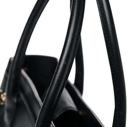 Chanel Calfskin Cerf Executive Shopper Tote Black 23 of 30