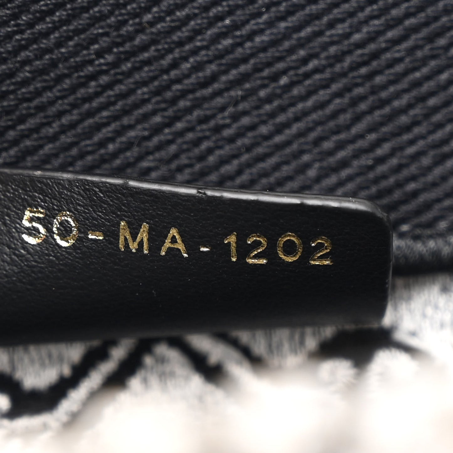 Canvas Embroidered Medium Ornamental Cornely Effect Book Tote Black White
