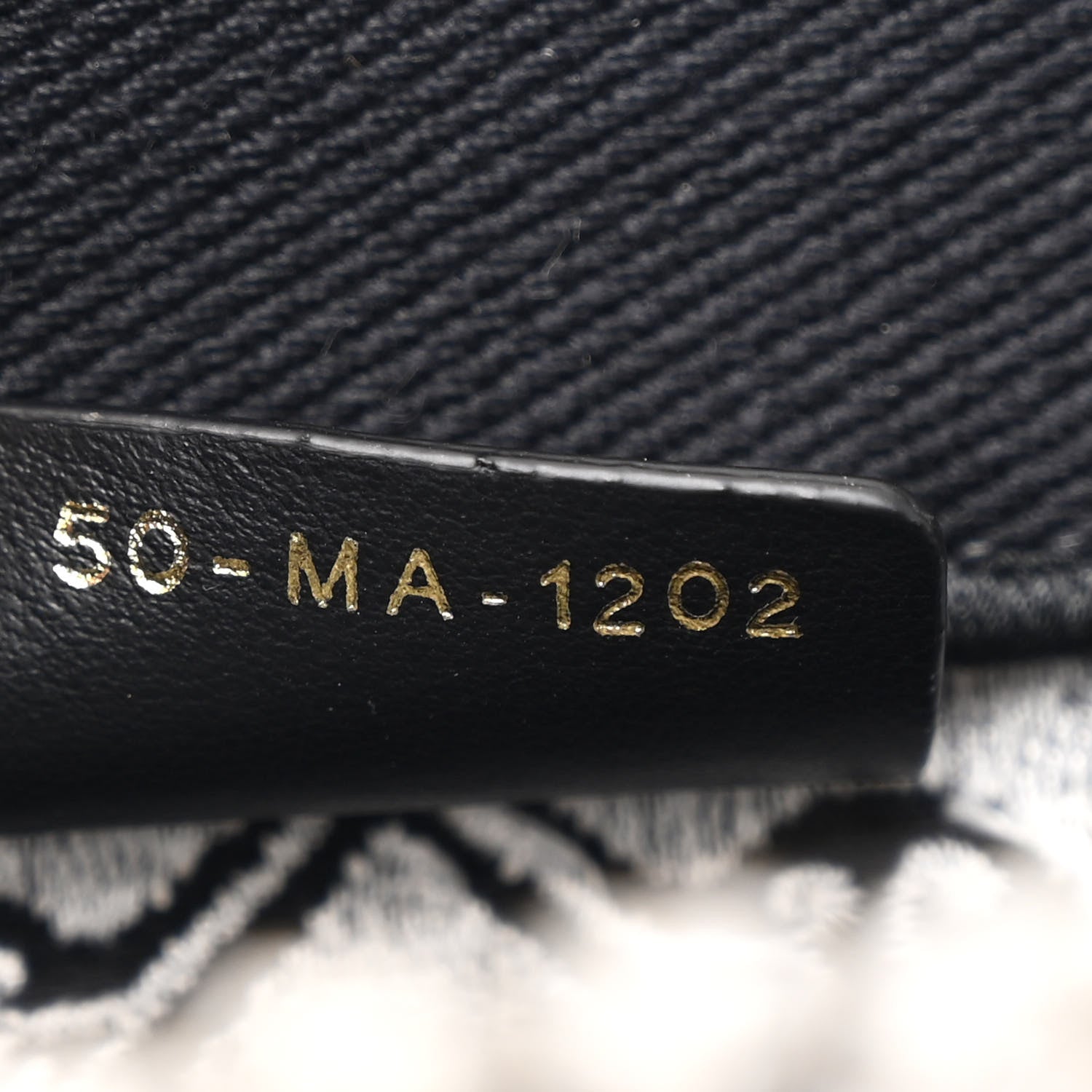 Christian Dior Canvas Embroidered Medium Ornamental Cornely Effect Book Tote Black White 7 of 12