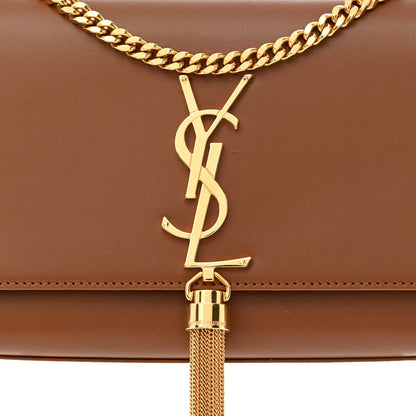 Saint Laurent Calfskin Small Classic Monogram Kate Tassel Satchel Fauve 8 of 11