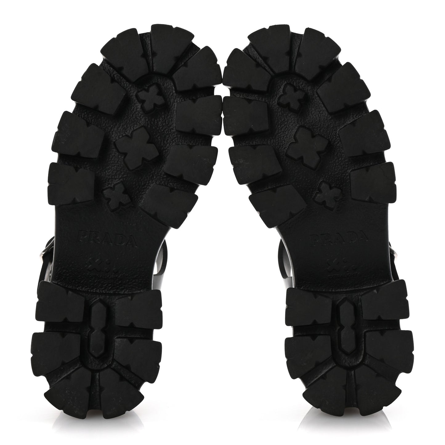 Foam Rubber Triangle Logo Monolith 55mm Cage Sandals 36 Black