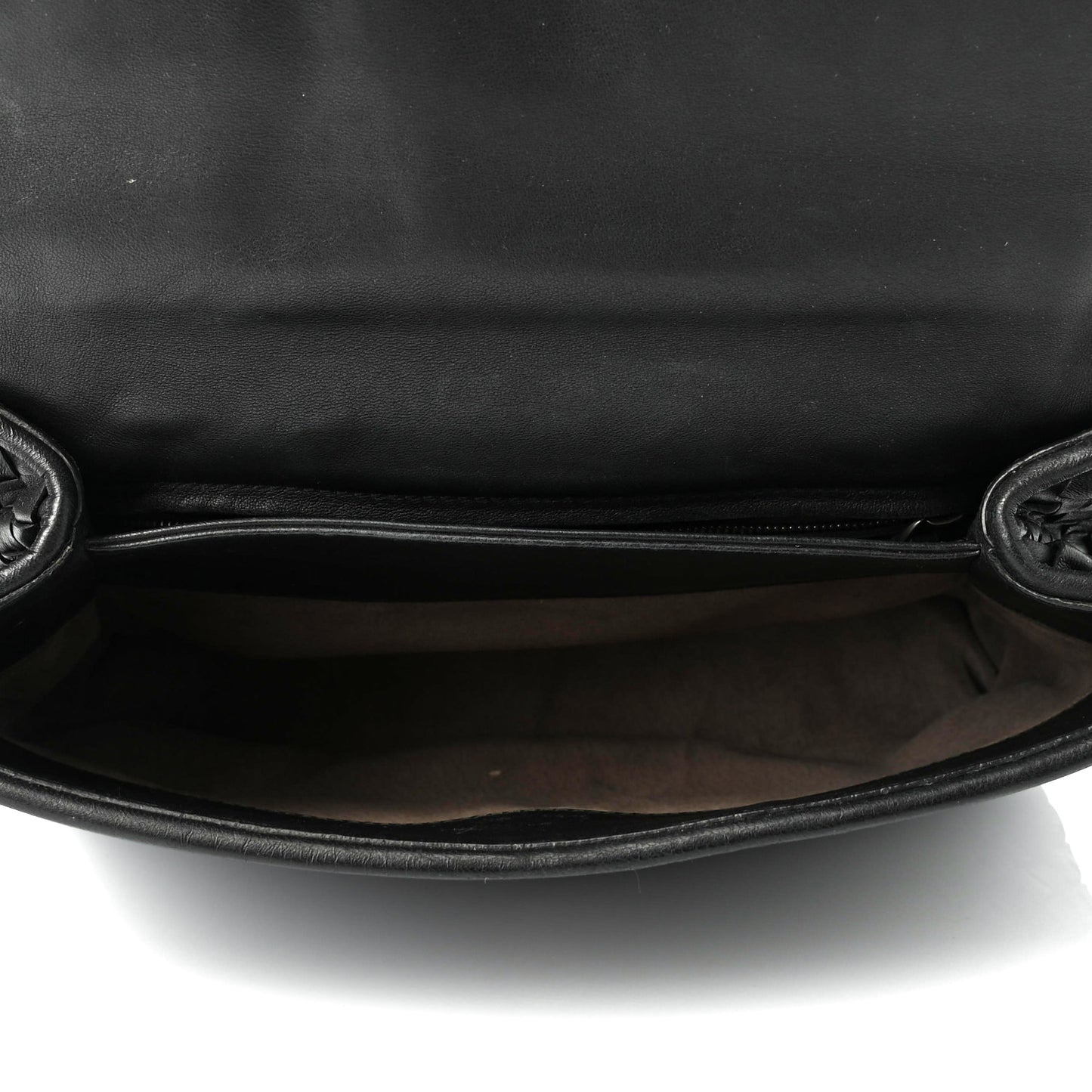 Nappa Intrecciato Small Olimpia Shoulder Bag Black