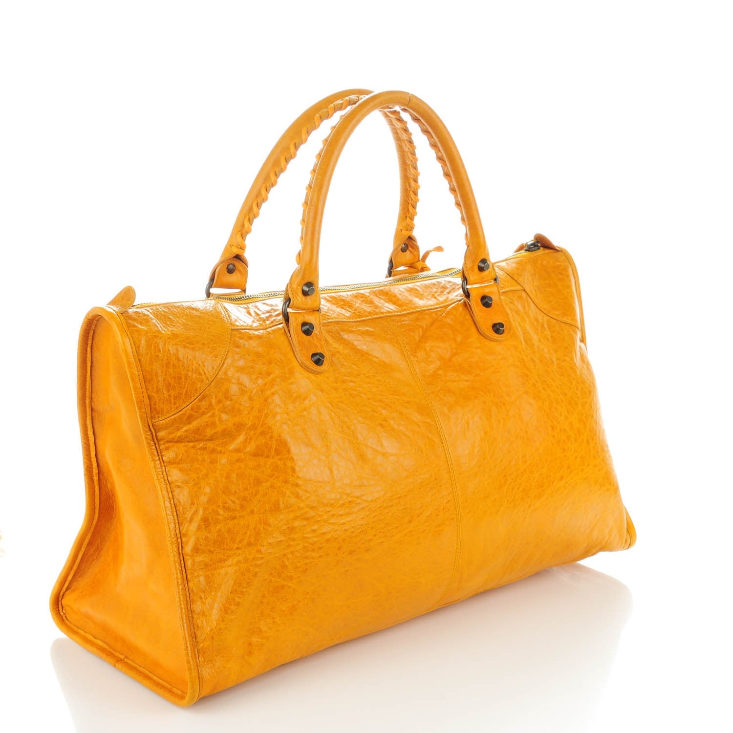 Balenciaga Agneau Classic Hardware Work Marigold 3 of 9