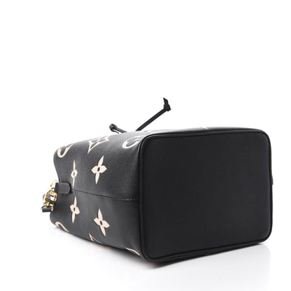 Louis Vuitton Empreinte Monogram Giant Neonoe MM Black Beige 5 of 11