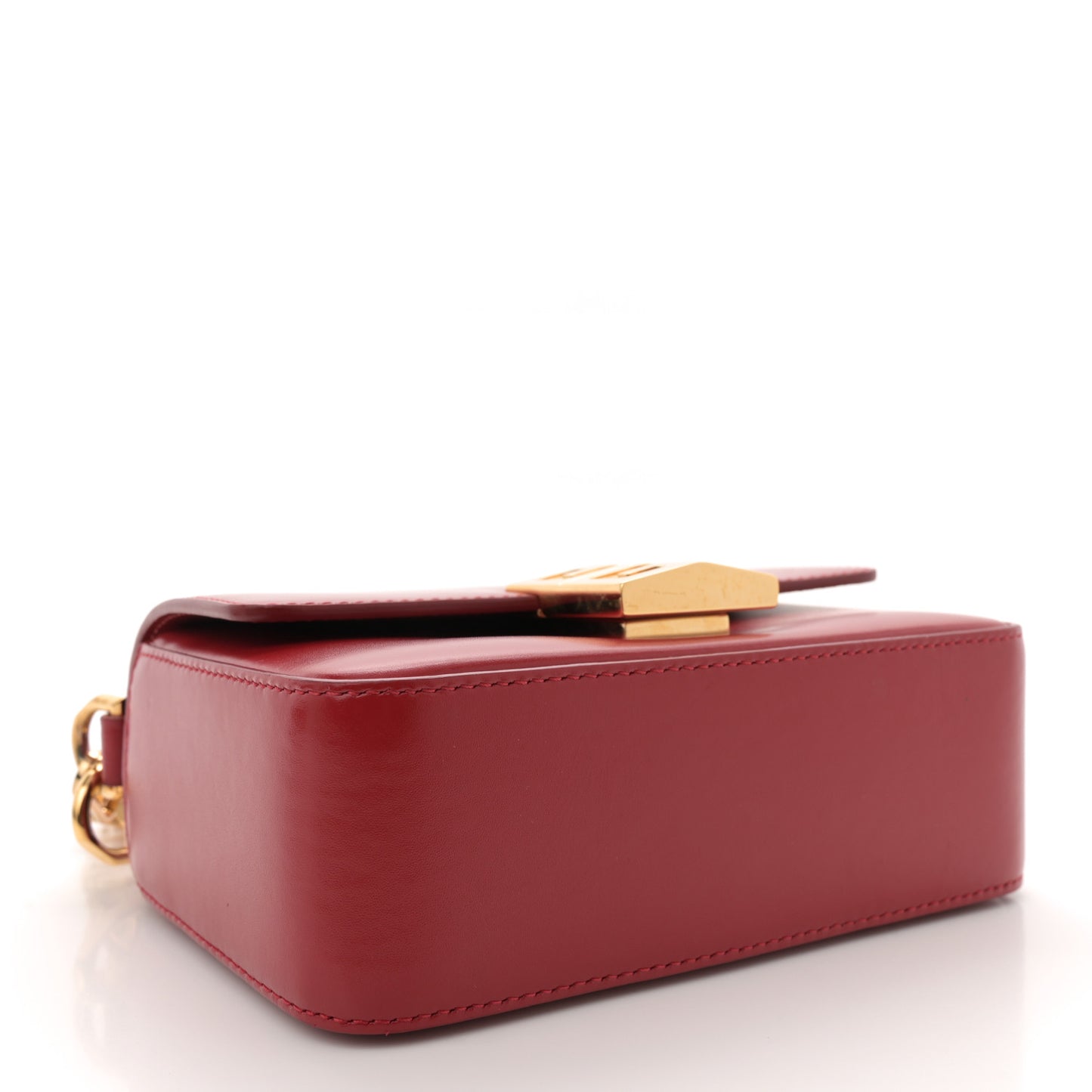 Box Calfskin Small 4G Cube Chain Shoulder Bag Dark Red