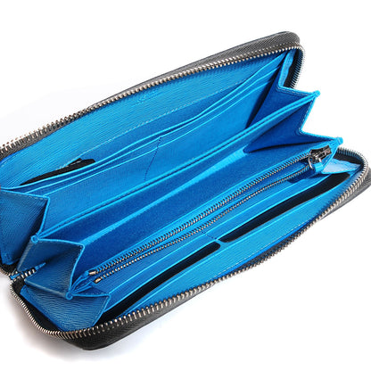 Fendi Vitello Elite QuTweet Studded Zip Around Wallet Asfalto Multicolor 5 of 9