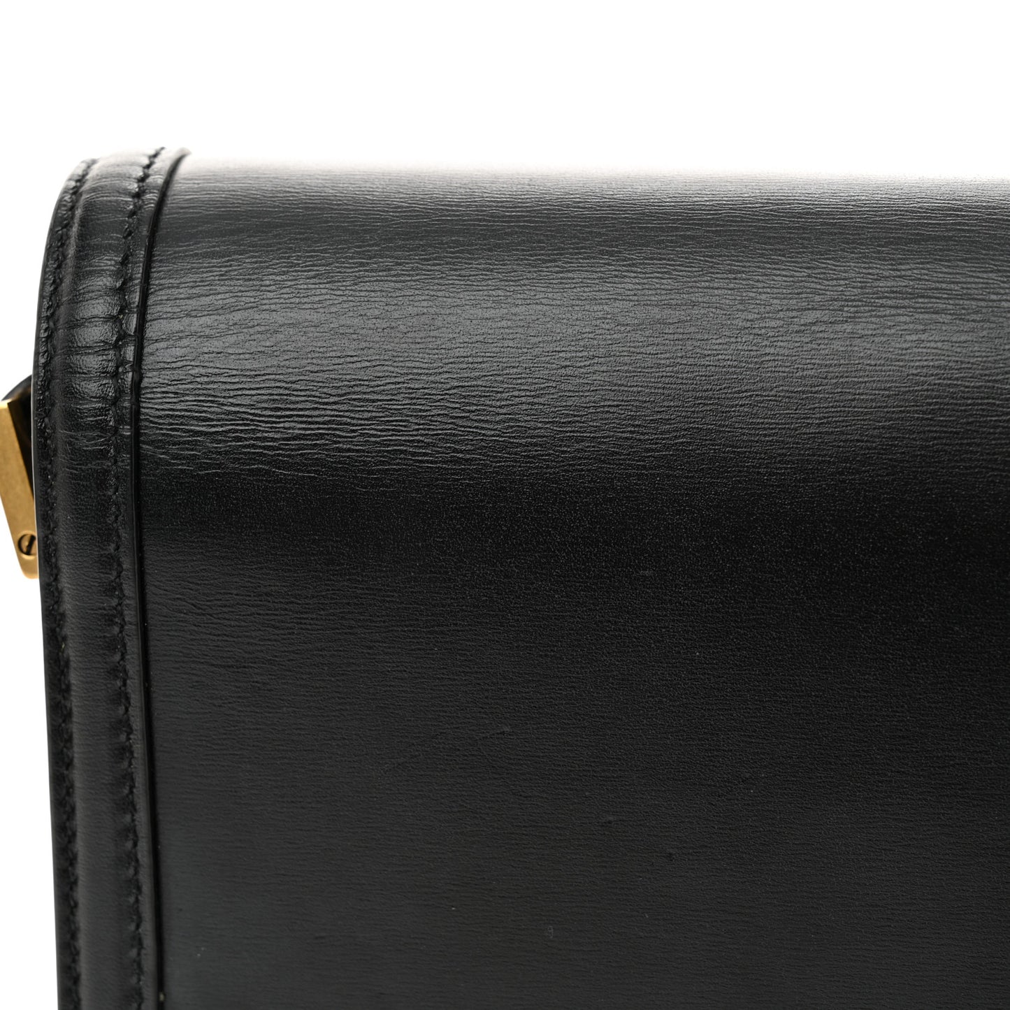 Smooth Calfskin Small Solferino Satchel Black