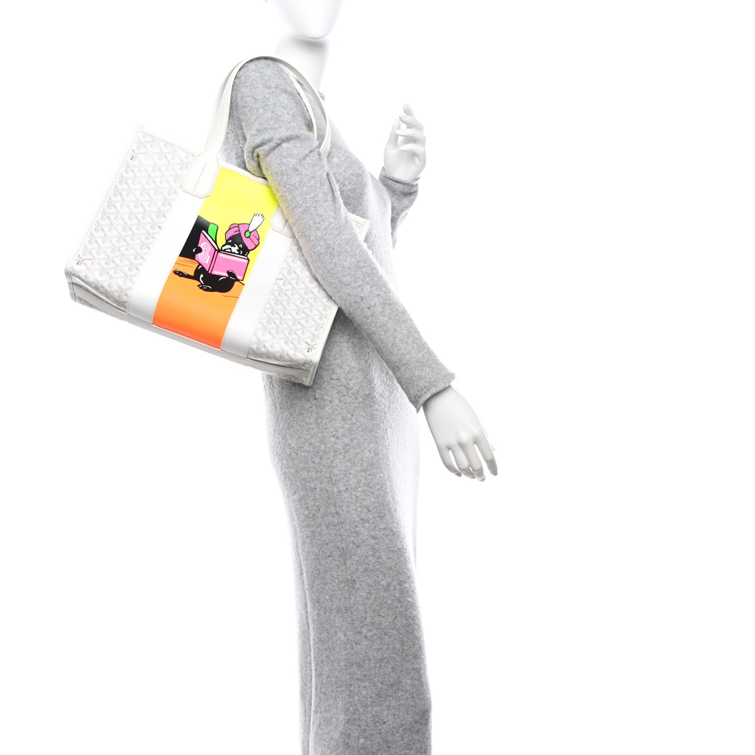 Goyard Goyardine Villette Tote White 2 of 9