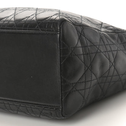Christian Dior Lambskin Cannage Medium Lady Dior Black 11 of 13