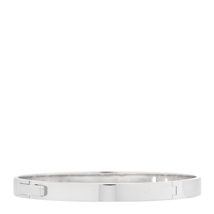 Hermes 18K White Gold Diamond PM H D'Ancre Bracelet SH 2 of 3
