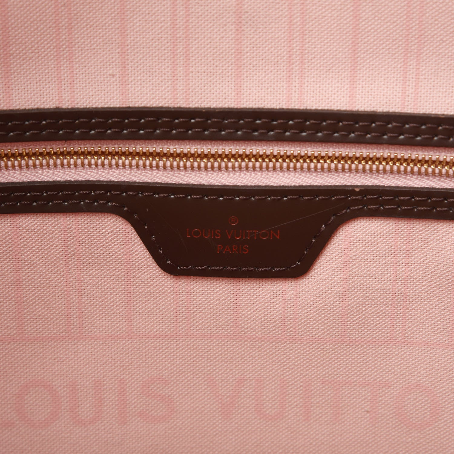 Louis Vuitton Damier Ebene Neo Neverfull MM Rose Ballerine 6 of 13