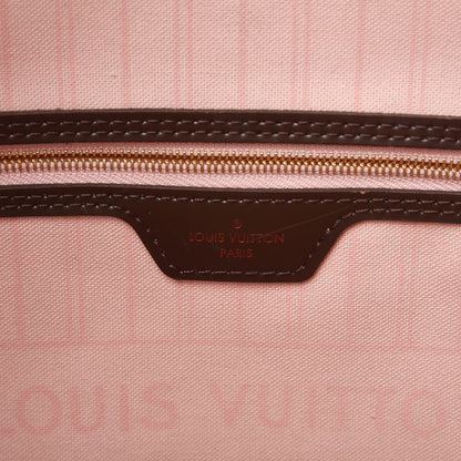Louis Vuitton Damier Ebene Neo Neverfull MM Rose Ballerine 6 of 13