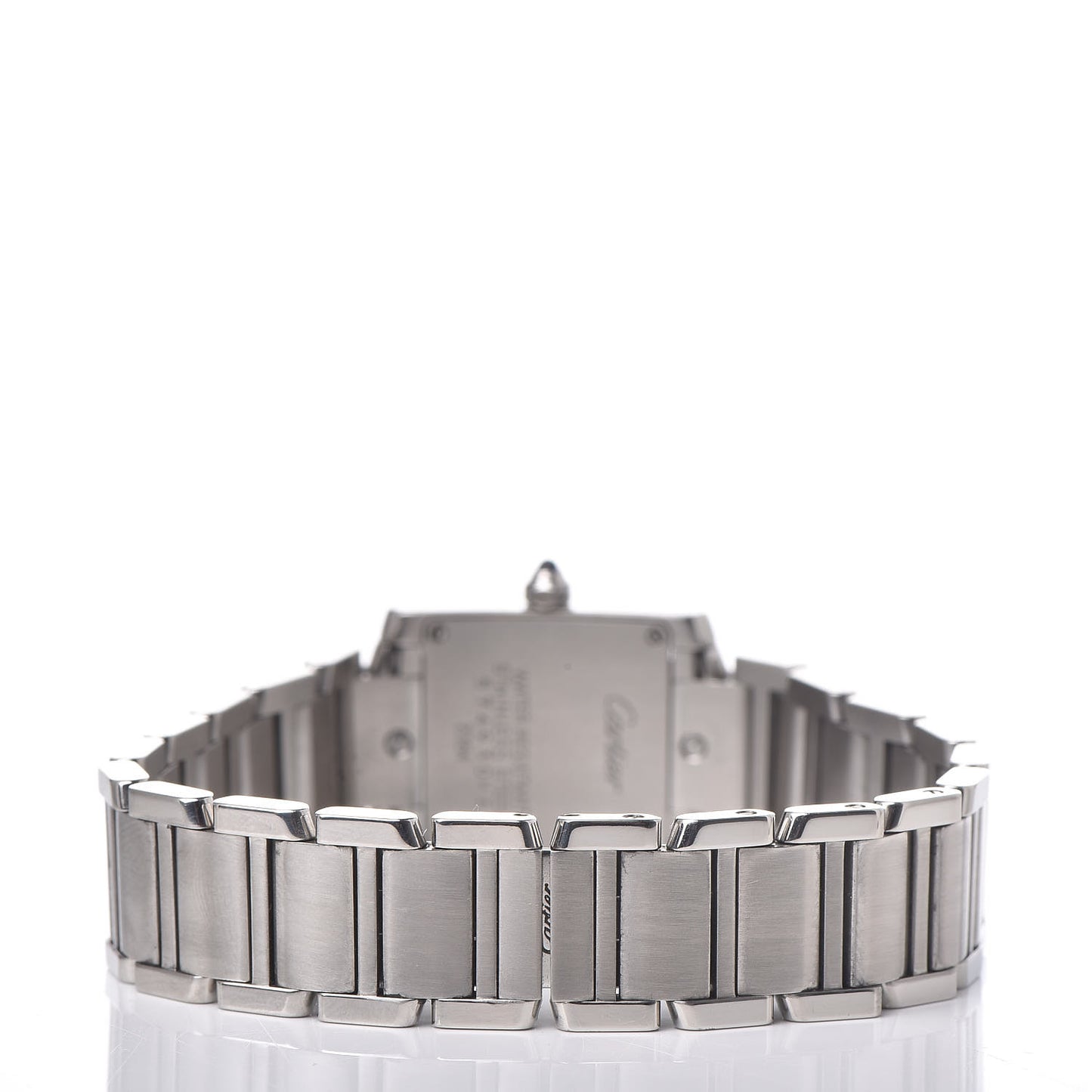 Stainless Steel 20mm Tank Francaise Quartz Watch