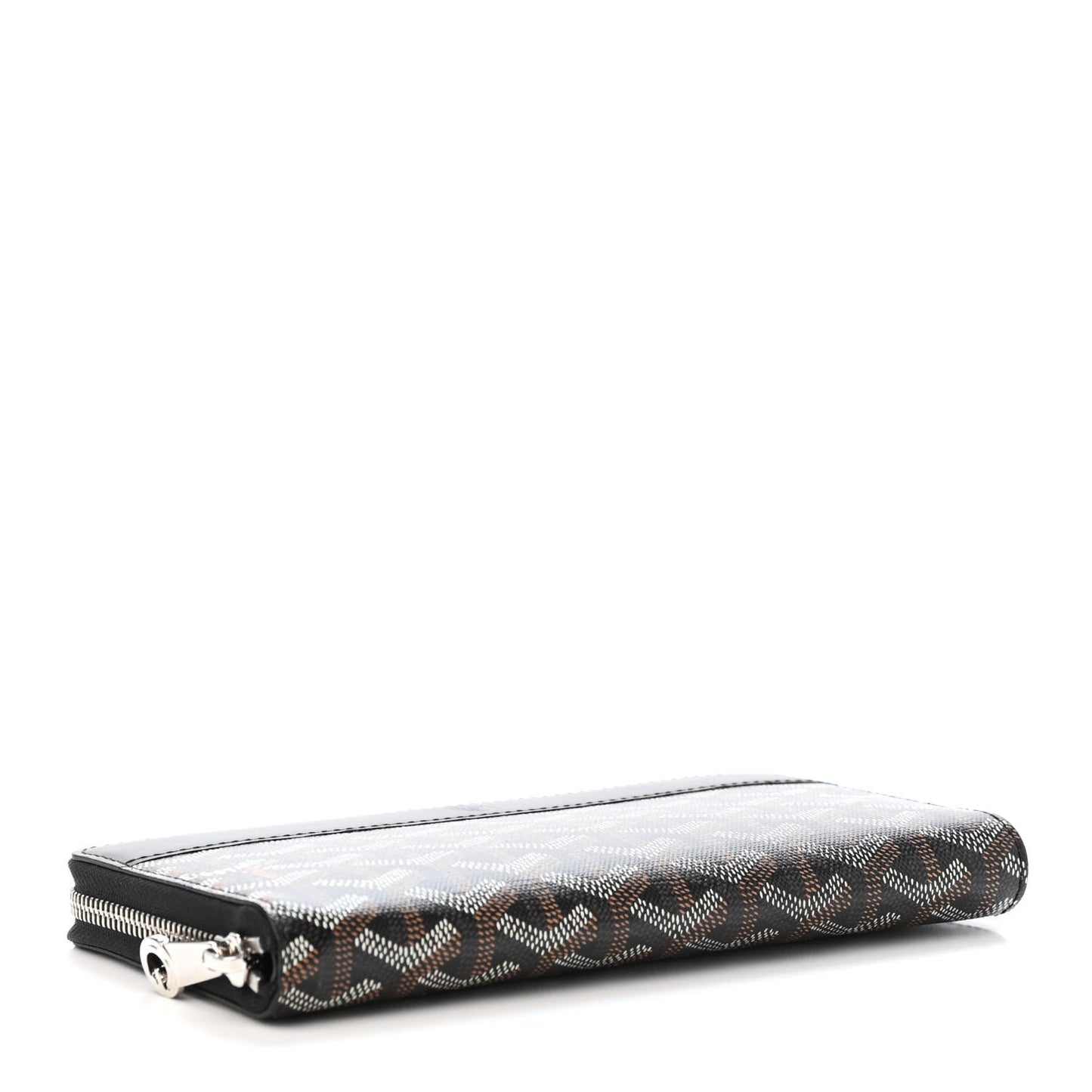 Goyardine Matignon Zip Around GM Wallet Black