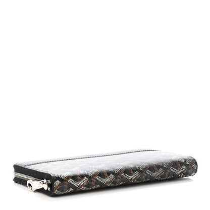 Goyard Goyardine Matignon Zip Around GM Wallet Black 3 of 4
