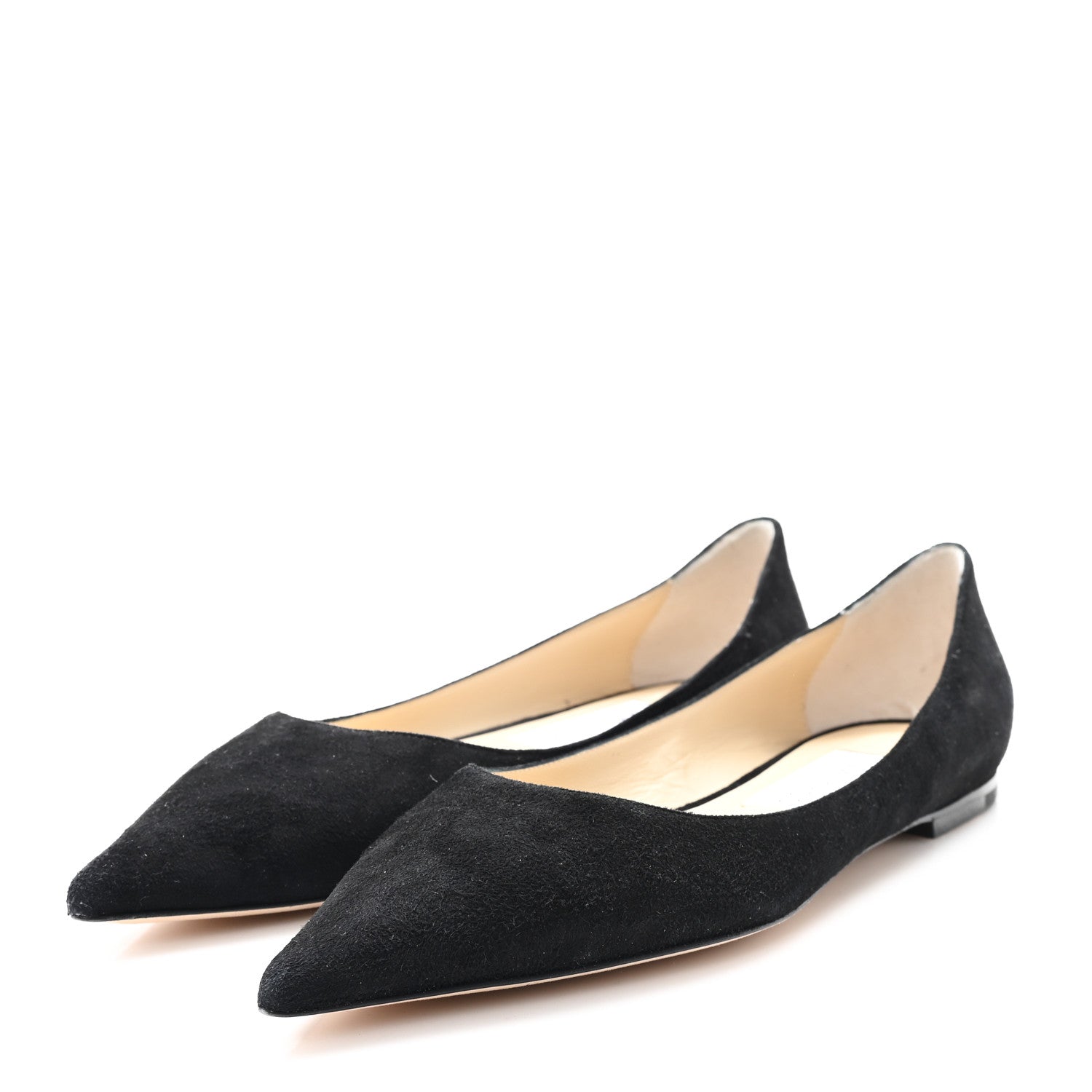 Jimmy Choo Suede Love Flats 39 Black 4 of 9