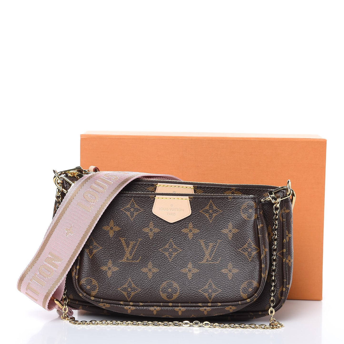 Monogram Multi Pochette Accessories Rose Clair