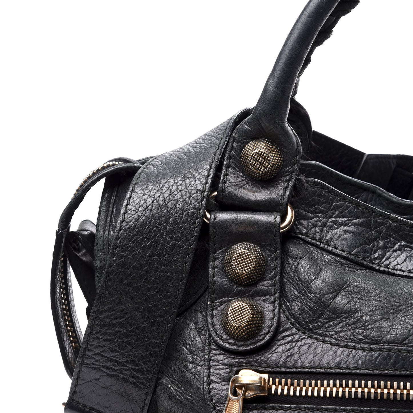 Agneau Giant 21 Rose Gold Hardware City Black