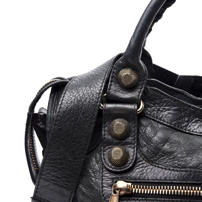 Balenciaga Agneau Giant 21 Rose Gold Hardware City Black 13 of 15