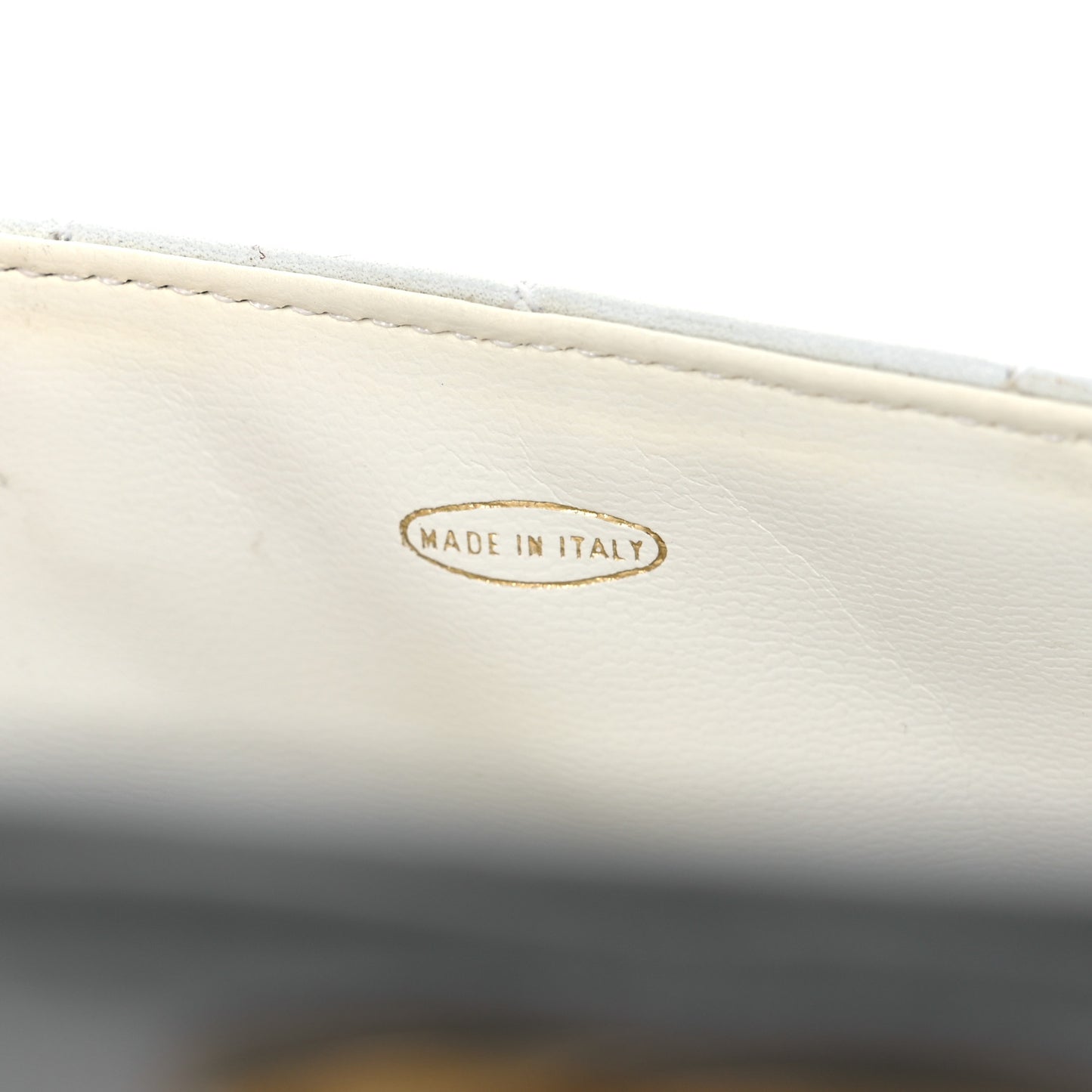 Lambskin Quilted Flap Waist Belt Bag 75 30 White