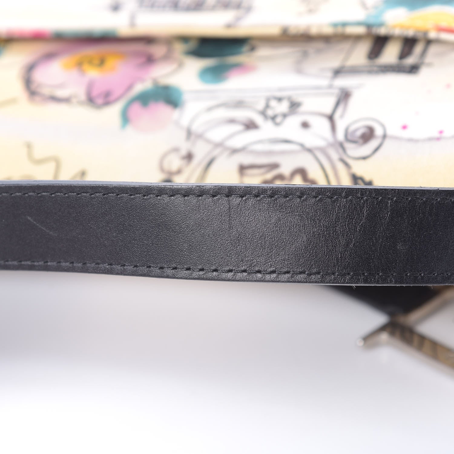 Christian Dior Canvas Paris 50s Saddle Bag Multicolor 13 of 16