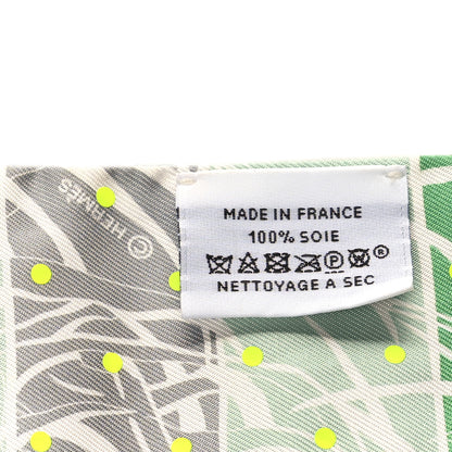 Hermes Silk Jungle Love Rainbow Twilly Vert Rose Jaune Fluo 3 of 3
