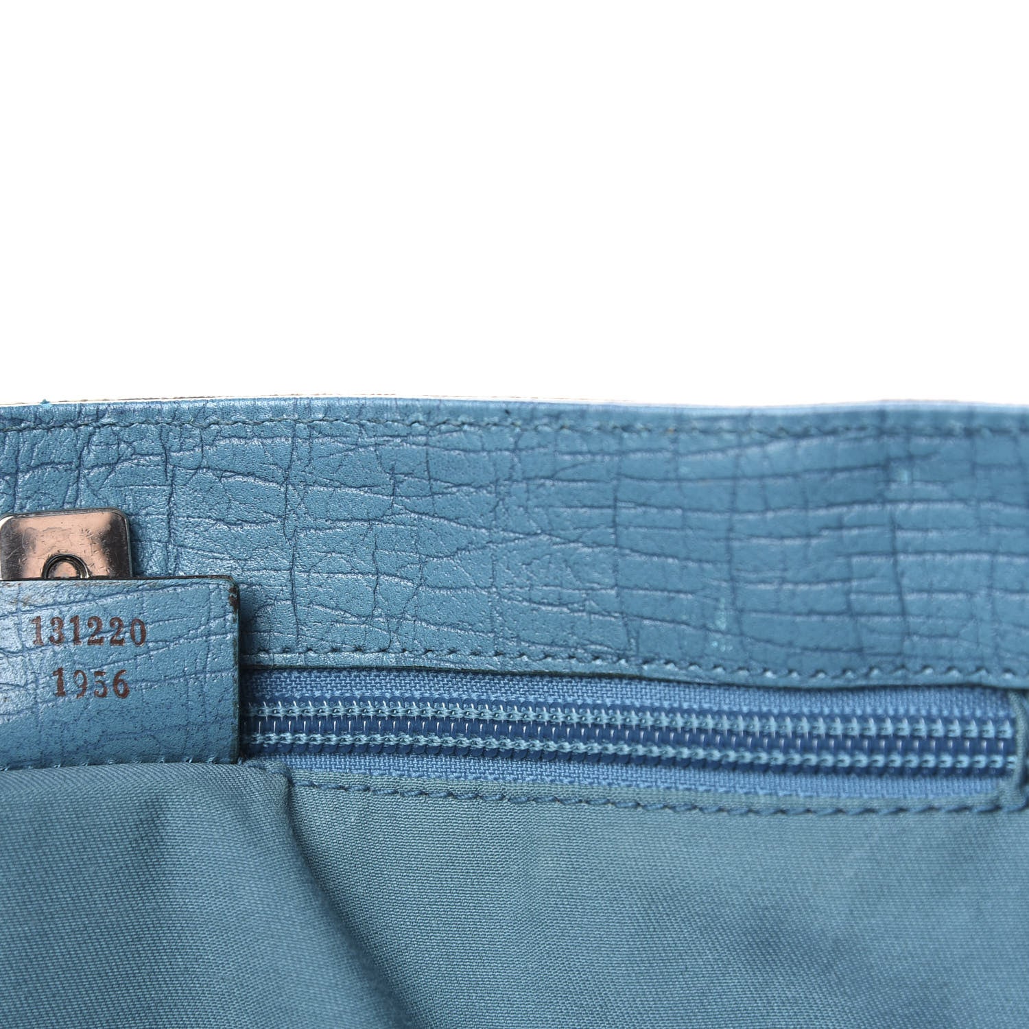 Gucci GG Plus Monogram Small Vertical Tote Turquoise 9 of 10