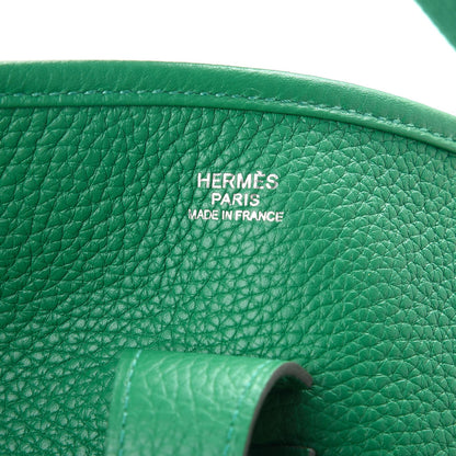 Hermes Taurillon Clemence Evelyne III GM Vert Vertigo 6 of 8