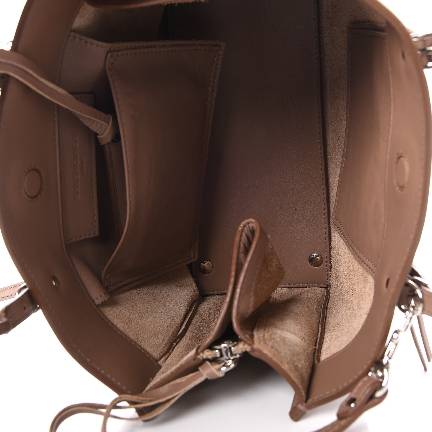 Balenciaga Veau Papier A6 Zip Around Tote Sable 8 of 8