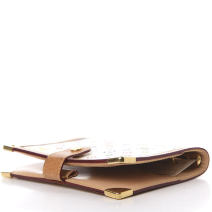 Louis Vuitton Monogram Multicolor Small Ring Agenda Cover White 6 of 8