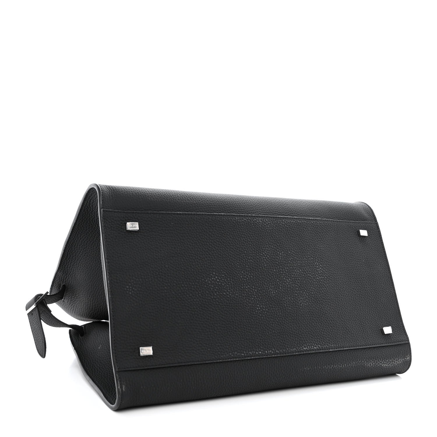 The Row Matte Grained Calfskin Soft Margaux 15 Black 4 of 9