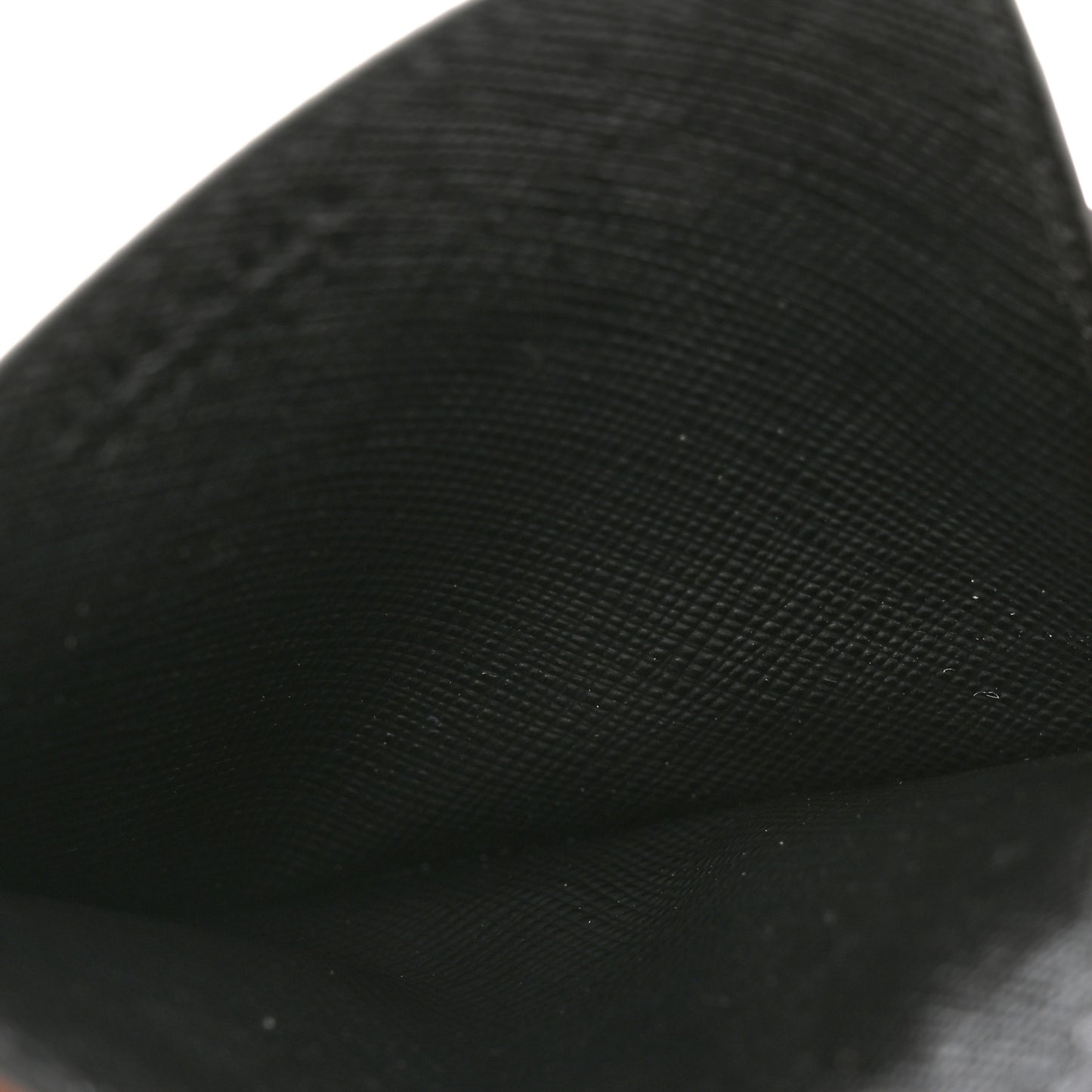 Saffiano Card Case Black