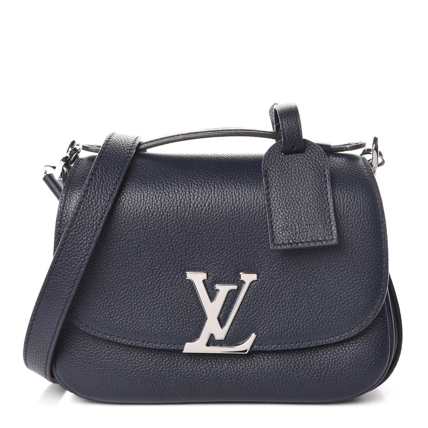 Grained Calfskin Vivienne NM Blue Marine