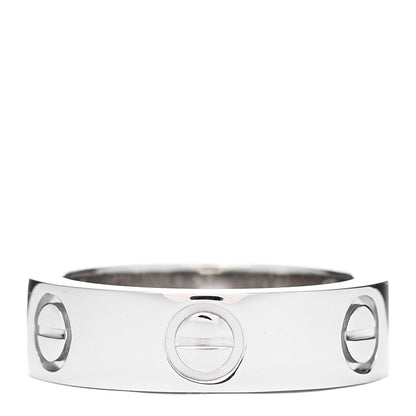 Cartier Platinum 1 Diamond 5.5mm LOVE Ring 50 5.25 3 of 4