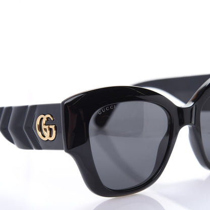 Gucci Acetate GG Butterfly Sunglasses GG0808S Black 7 of 8